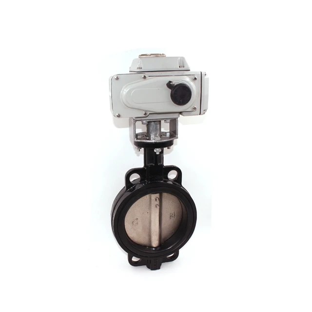 

220v butterfly Valve 24v Wafer Flange Dn100 4 Inch 3inch Dn80 Dn50 Motorized butterfly Valve