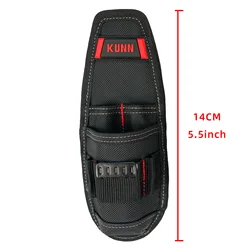 KUNN Construction Tool Holder Small Electrician Tool Storage Bags Working Bag Tools Pouch, Tool Organizer Bag for Working Tool