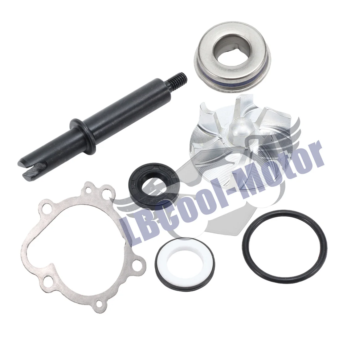Water Pump Repair Kit For Kawasaki NINJA250 NINJA300 2013-2017 Z250 2013-2014 Z300 2015-2016 49044-0554 Gasket O-ring Seals Set
