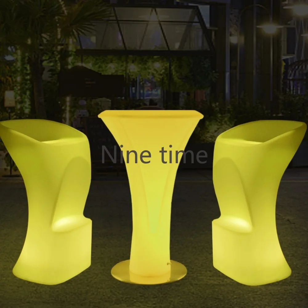 Led Bar Table Furniture Dj Booth Counter Kitchen Coffee Bright Standing Room Decor High Outdoor Tables Cocktail Gold Buffet Cool