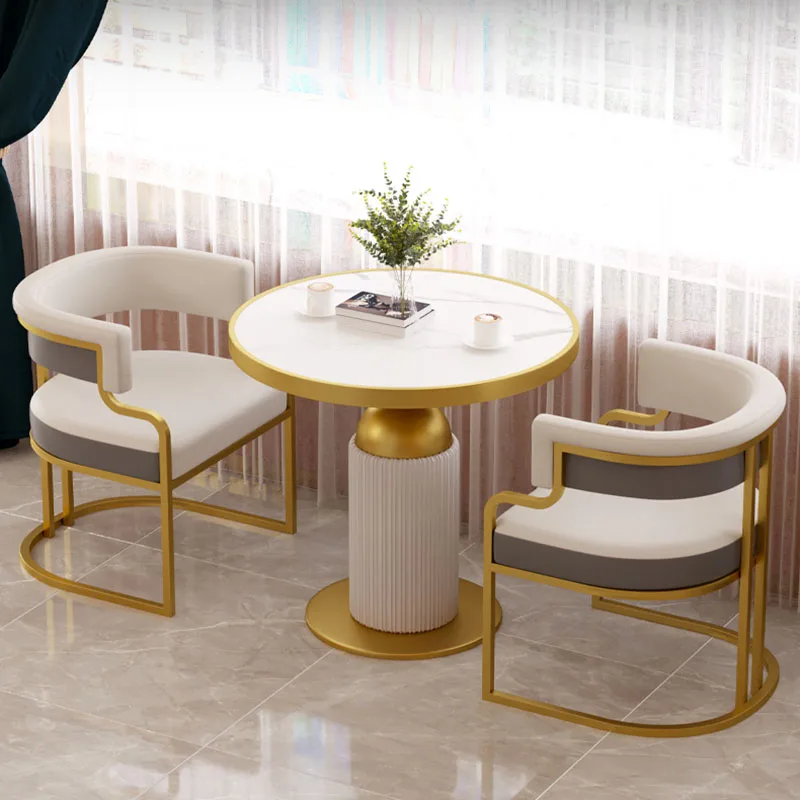 

Reception Customers Dining Chairs Nail Salon Mahjong Beauty Office Hotel Dining Chairs Light Luxury Sillas Home Furniture DC-303