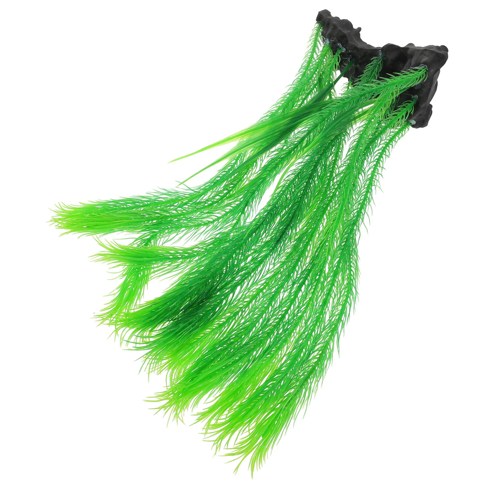 محاكاة النباتات المائية Myriophyllum نباتات حوض السمك المزيفة ديكور واقعي لخزان الأسماك ديكورات حوض السمك الاستوائية الصغيرة #5