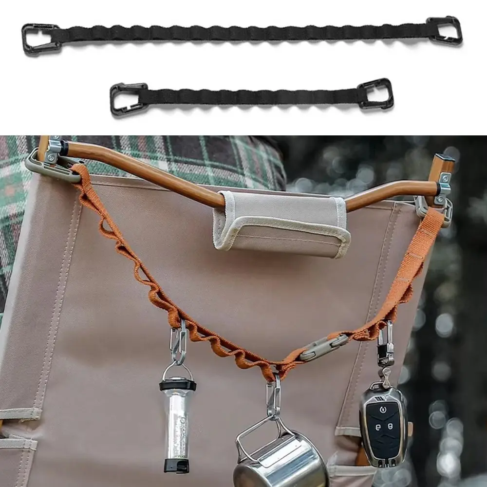 حزام تخزين متعدد الأغراض من القطن والبوليستر الناعم، حبل غسيل متين مقاوم للاهتراء، حبل معلق للتخييم