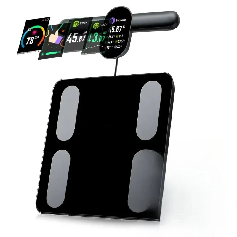 Smart Scale Body Fat Analyzer 180Kg Capacity Particular for Bath Measures Body Weight