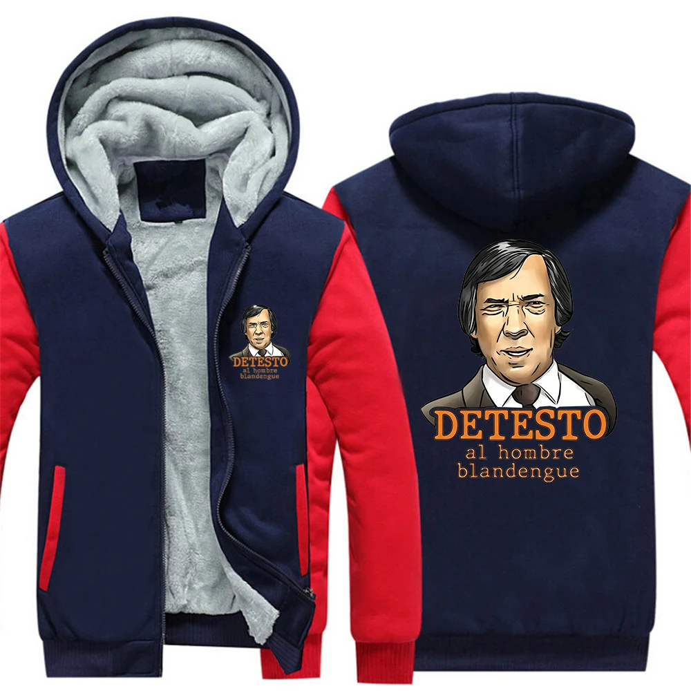 Hooded Cold Protection Jacket Men's 2026 The Fary El Fary Spanish Retro Logo Print Casual Coat Lightweight Windbreaker Jacket