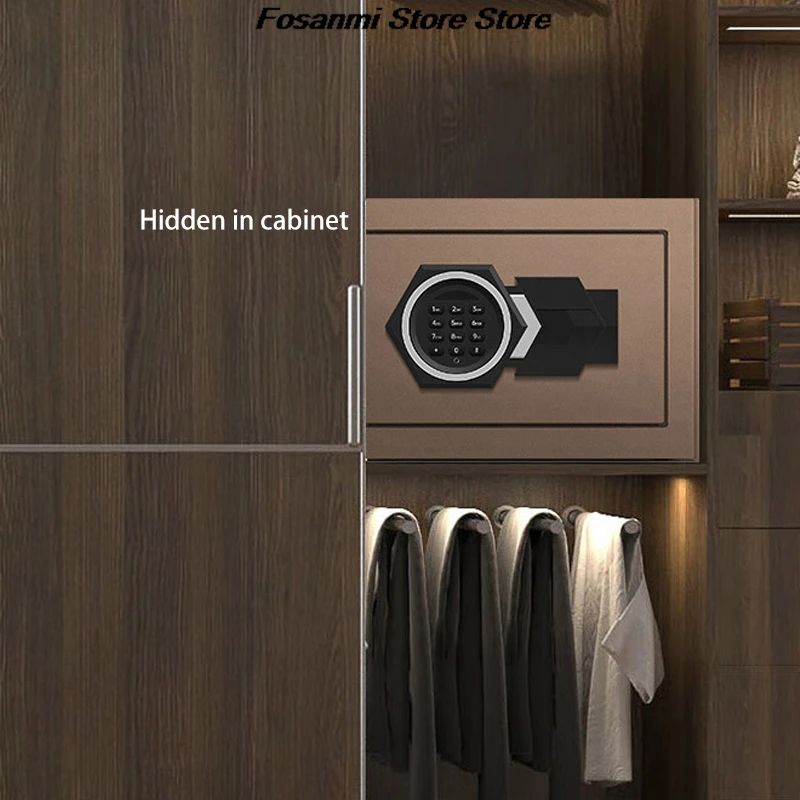 Mini Digital Security Safe Electronic Password Lock Steel Hidden Wall Bedroom Closet Installation For Home Office Use 20 25 Inch