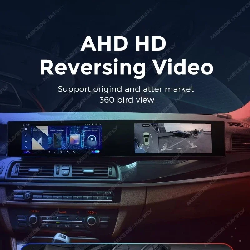 

Mekede MNB 21inch Dual IPS Screen Android Car Radio Auto Electronics for BMW 5 Series F10 CIC NBT 4g Lte WIFI GPS