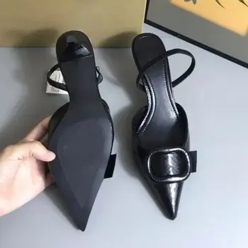 10 best sales czarne spiczaste obcasy - №7