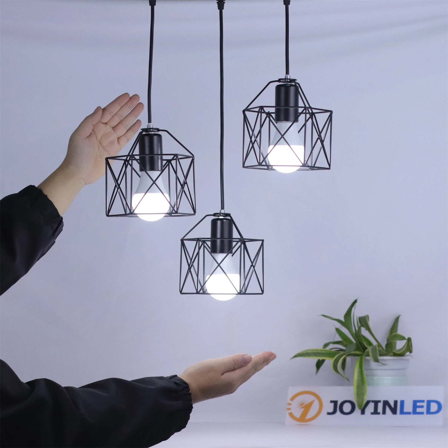 

Подвесной светильник JOYINLED E27, винтажный металлический каркас, для спальни, прихожей, лофта, интерьерное освещение