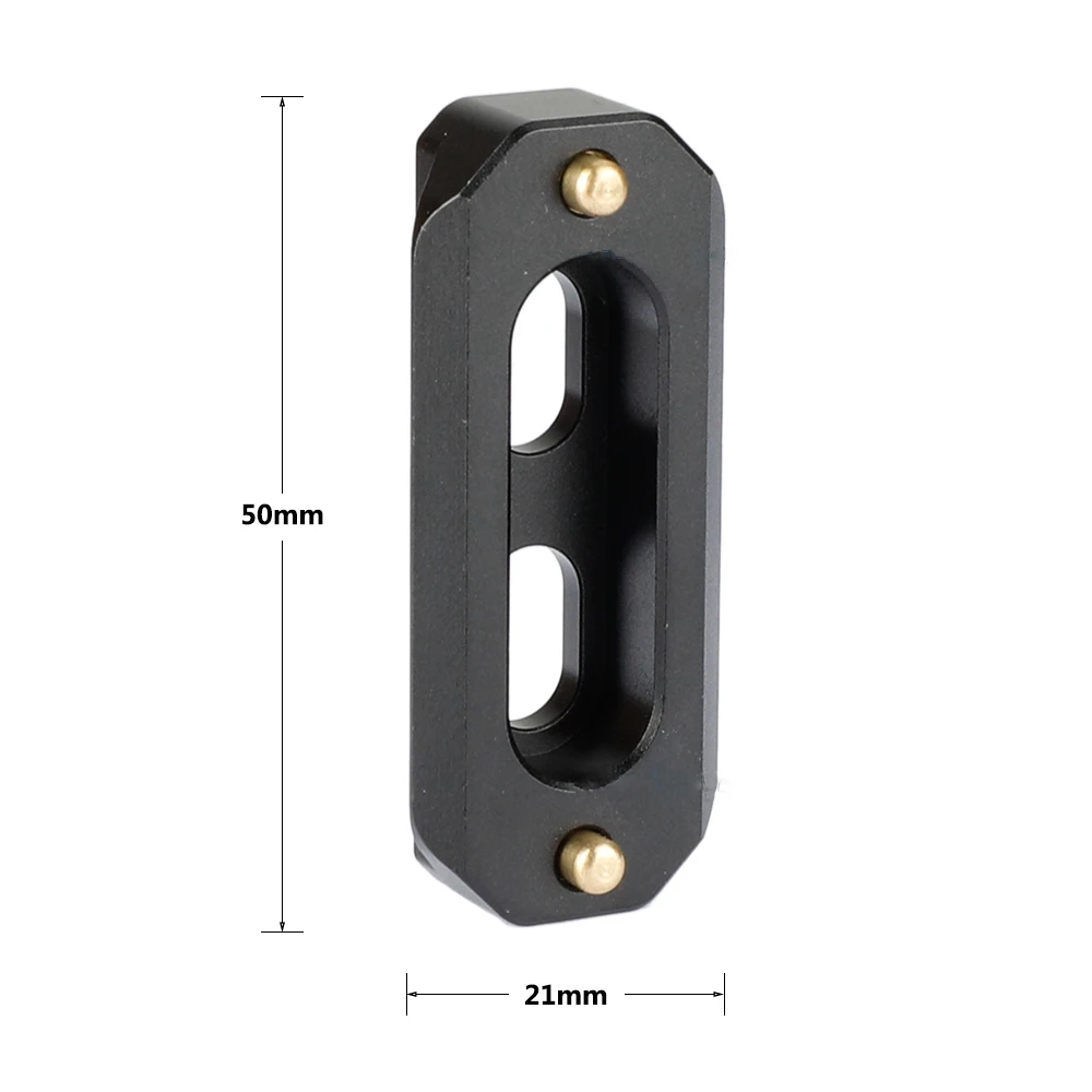 HDRIG DSLR Camera  Quick Release Safety NATO Rail Bar with 1/4\'\' Screws For NATO Handle EVF Attach