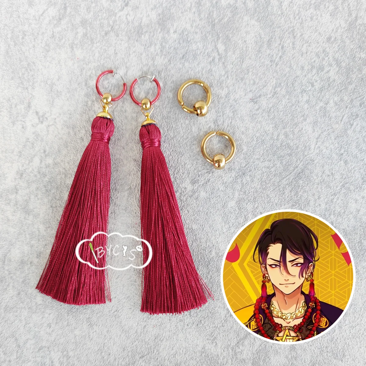 Paradox Live Suiseki Iori Cosplay Hot Sale Anime New Fashionable Unique Ear Cuffs Ear Pin For Women Men Jewelry Gift Wholesale