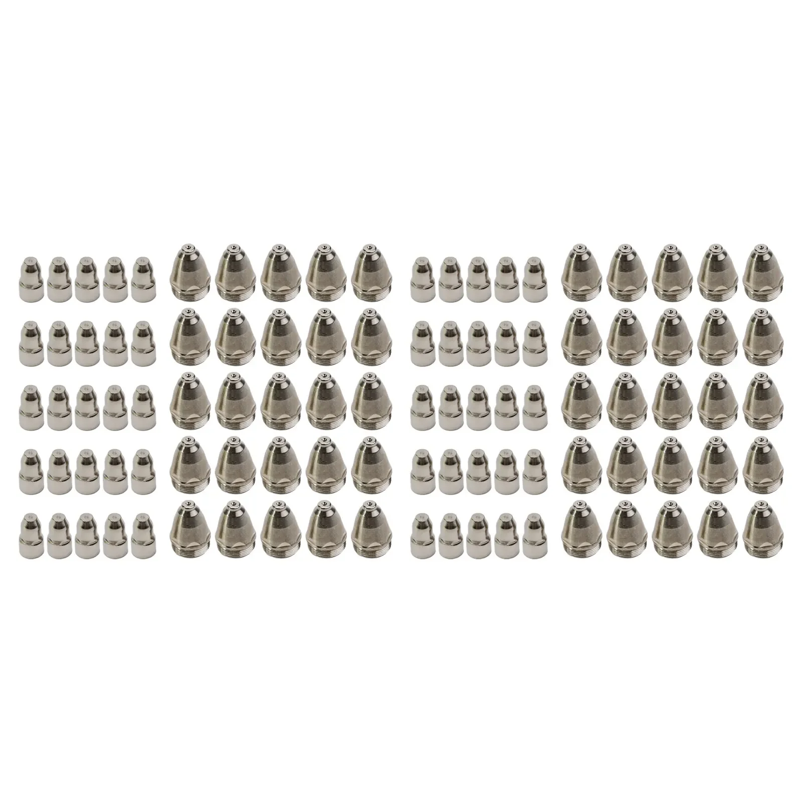 

100 шт. 1,1/1,3/1,5/1,7 мм P80 насадка для плазменного электрода, совместимая с аксессуарами для станков плазменной резки CUT-70/80/100/120