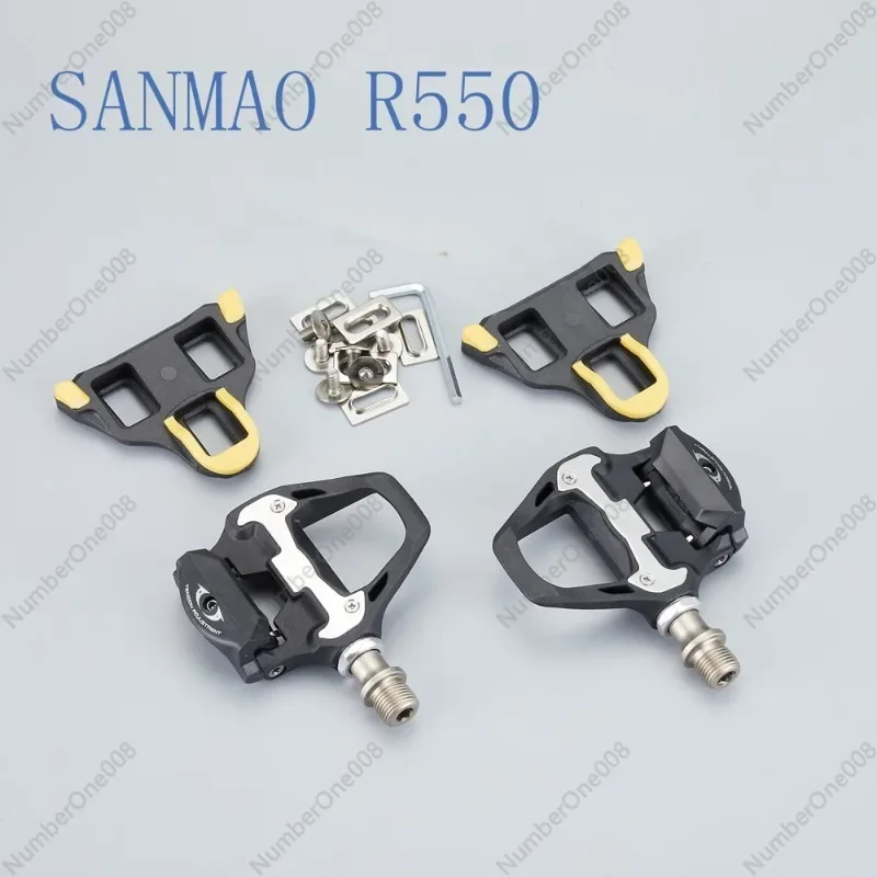 Road Bike Clipless Pedal Cleats Compatible - Lock Shoes Lock Pedals Self-Locking Bike Shoes Lock Pedals