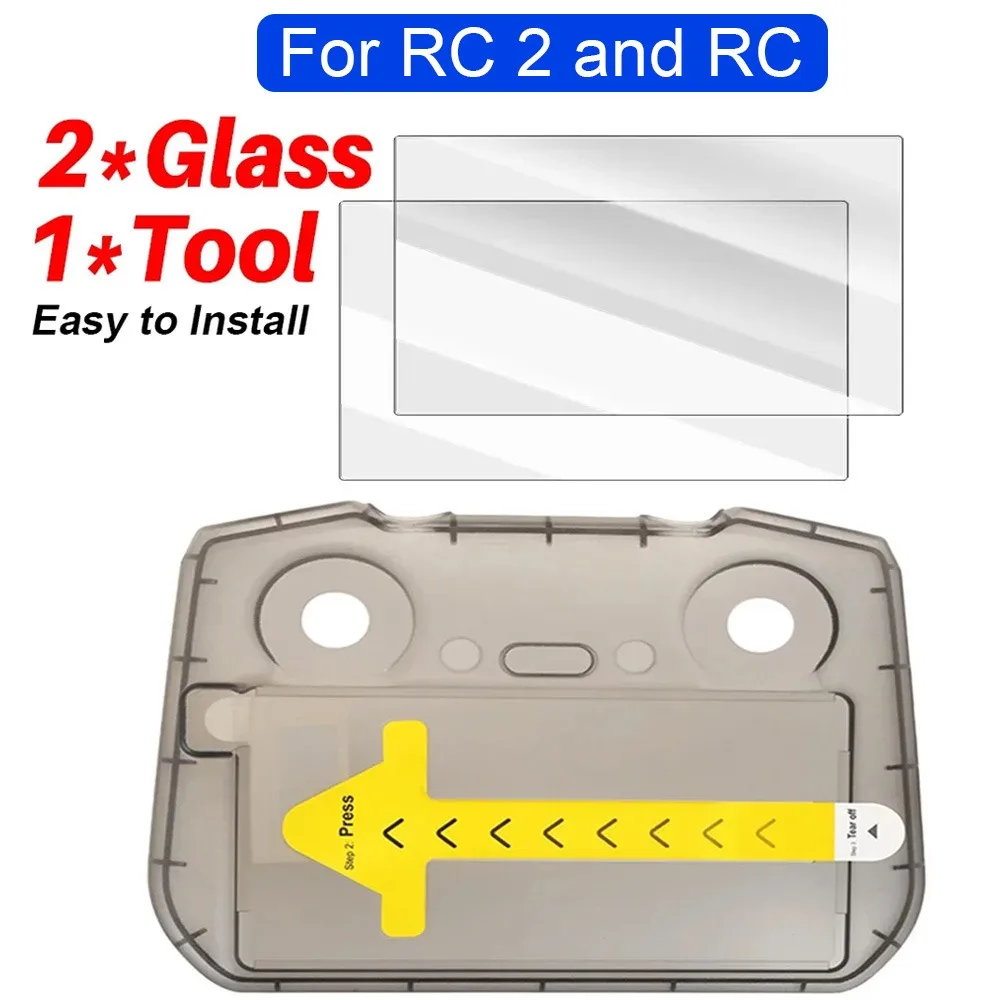 Voor DJI Mini 5 Pro RC 2/RC Afstandsbediening Eenvoudige installatie Gehard glas Screen Protector Film voor DJI Mini 4 Pro RC2 RC