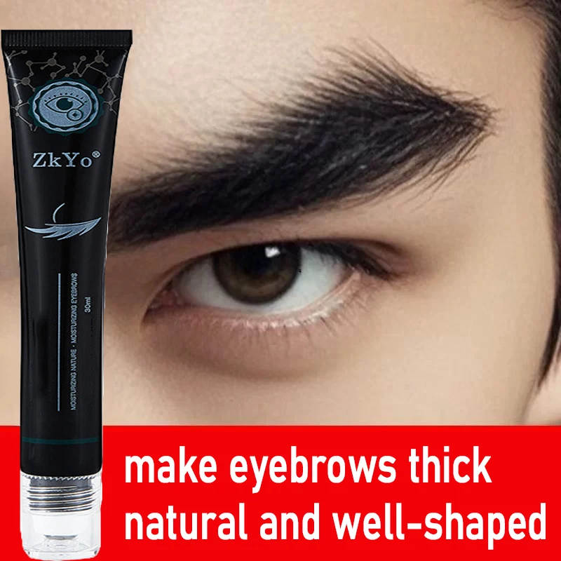 Siero per la crescita delle sopracciglia Roller Ball Più pieno Veloce Più Spessa Allungamento delle ciglia Sopracciglio Enhancer Trucco Anti Perdita di capelli Prodotto Nuovo 30ml