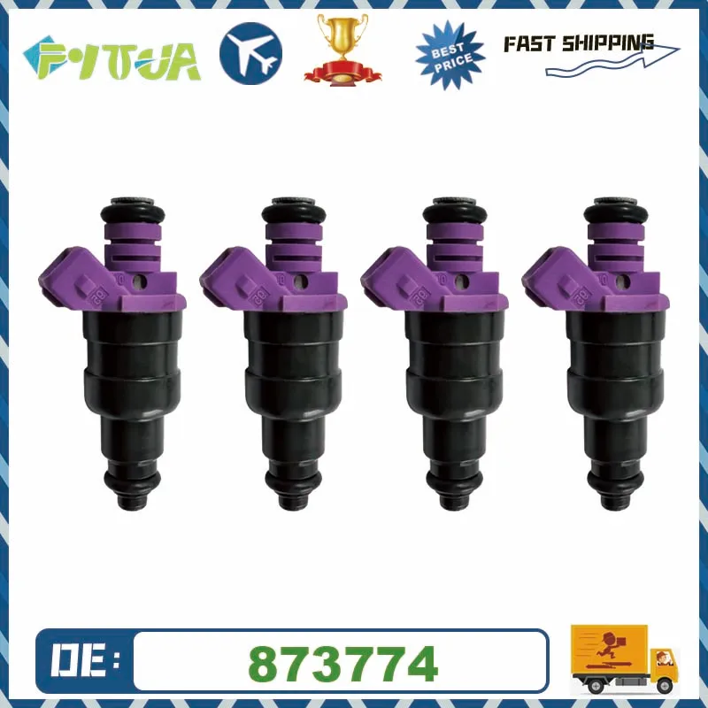 

4 шт. топливная форсунка 873774 для Renault Clio Kangoo Twingo 1.2 OEM 8200603801 7700874112 75117801 81213 805000000001