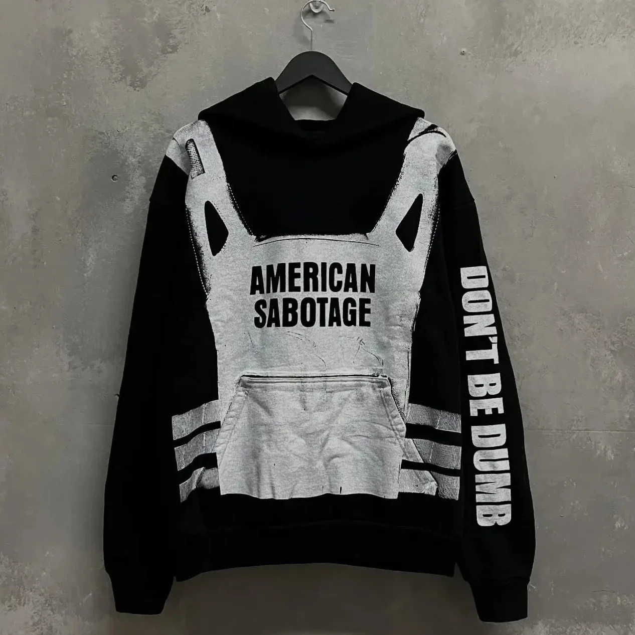 

Толстовки Sabotage, гранж-пародия, идеи, уличная одежда, свитшот Y2k, топы, винтажная толстовка большого размера, новая мужская одежда в стиле хип-хоп