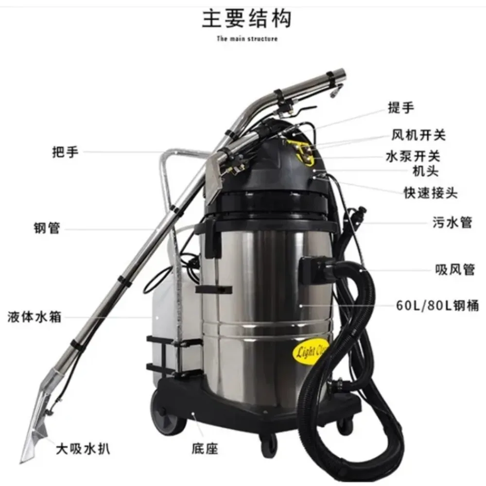 Sofa Clean Industrial Wet and Dry Vacuum Cleaner for Car Washing Carpet Dust Vacuum Cleaner Electric 220v 20L