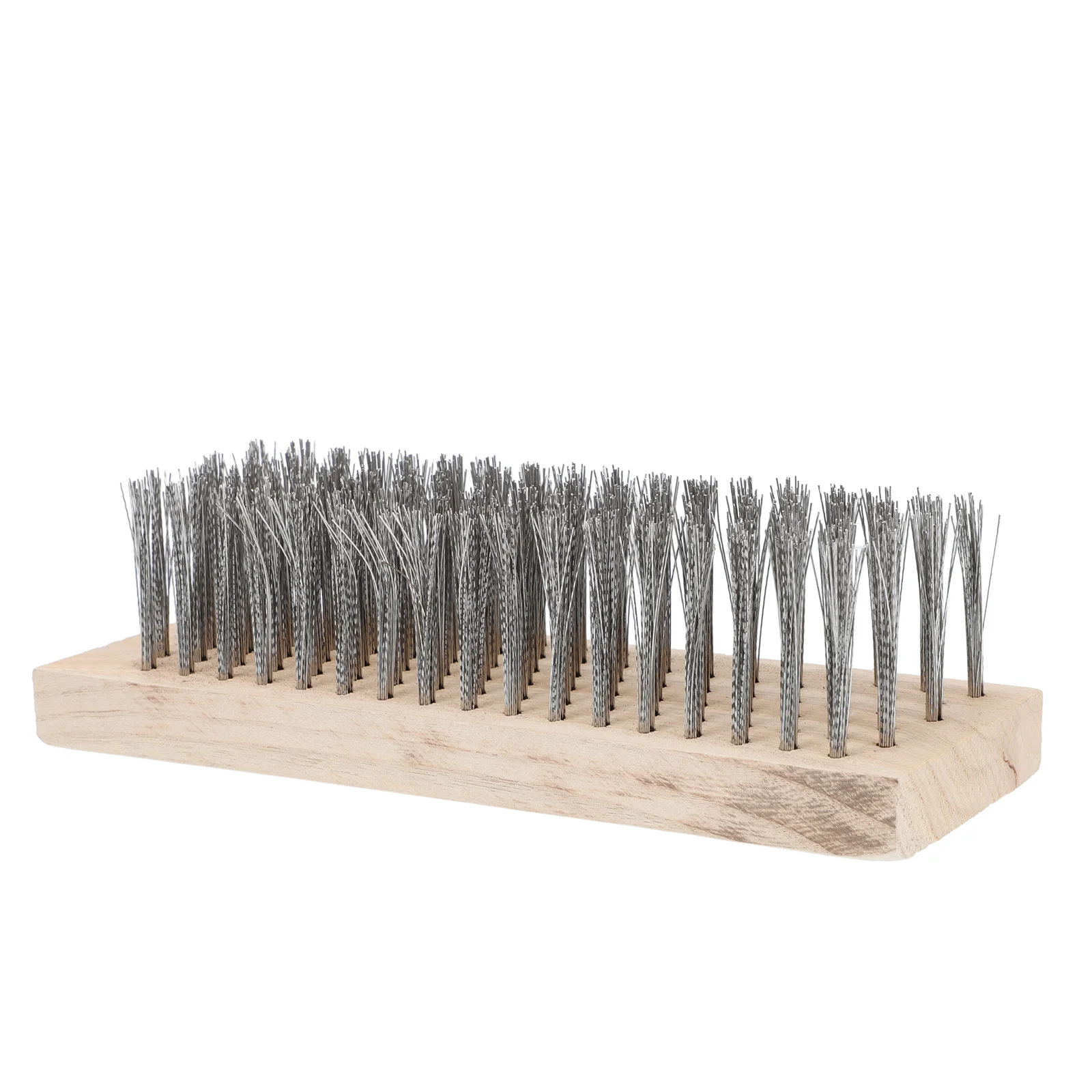 

1Pc Stainless Steel Weeding Brush Handle Weed Removal Brush Yard Cleaning Tool