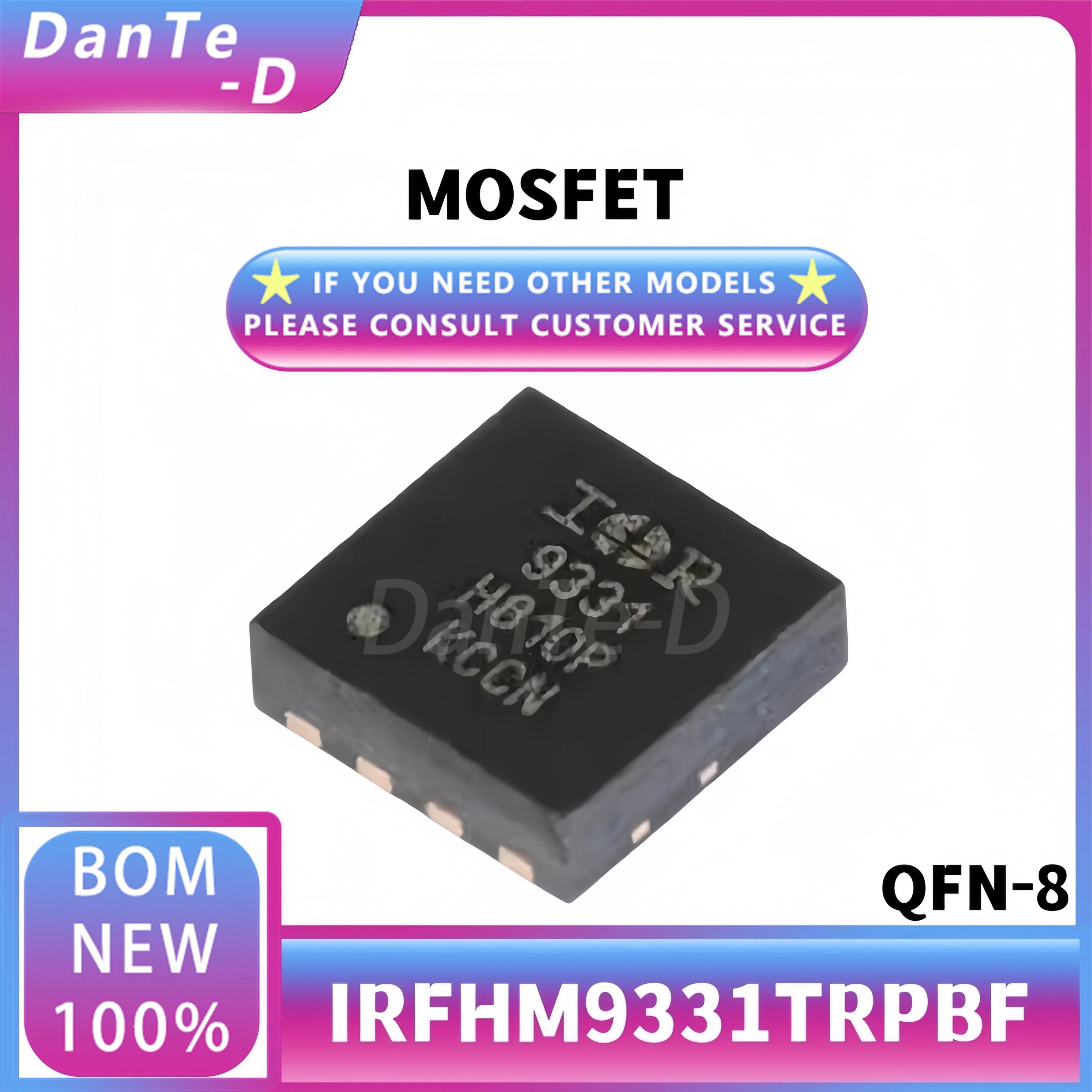 IRFHM9331TRPBF QFN-8 P-Channel-30V-11A หลอดภาคสนามของ MOS ของแท้ดั้งเดิม