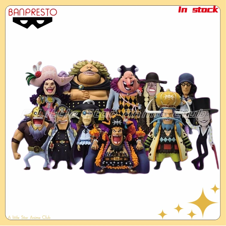 

In Stock Original BANDAI BANPRESTO WCF ONE PIECE Blackbeard Pirates Figures Ornaments Gifts