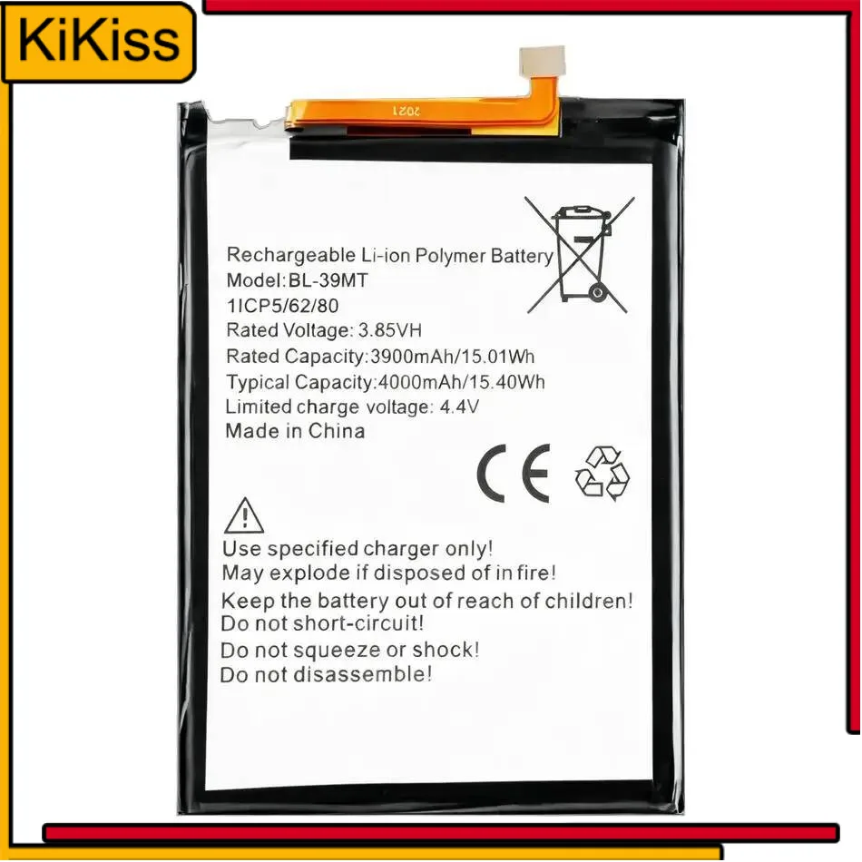 

4000Mah Mobile Phone Battery Stable BL-39MT For Tecno CD8 1629 Camon 15 Pro