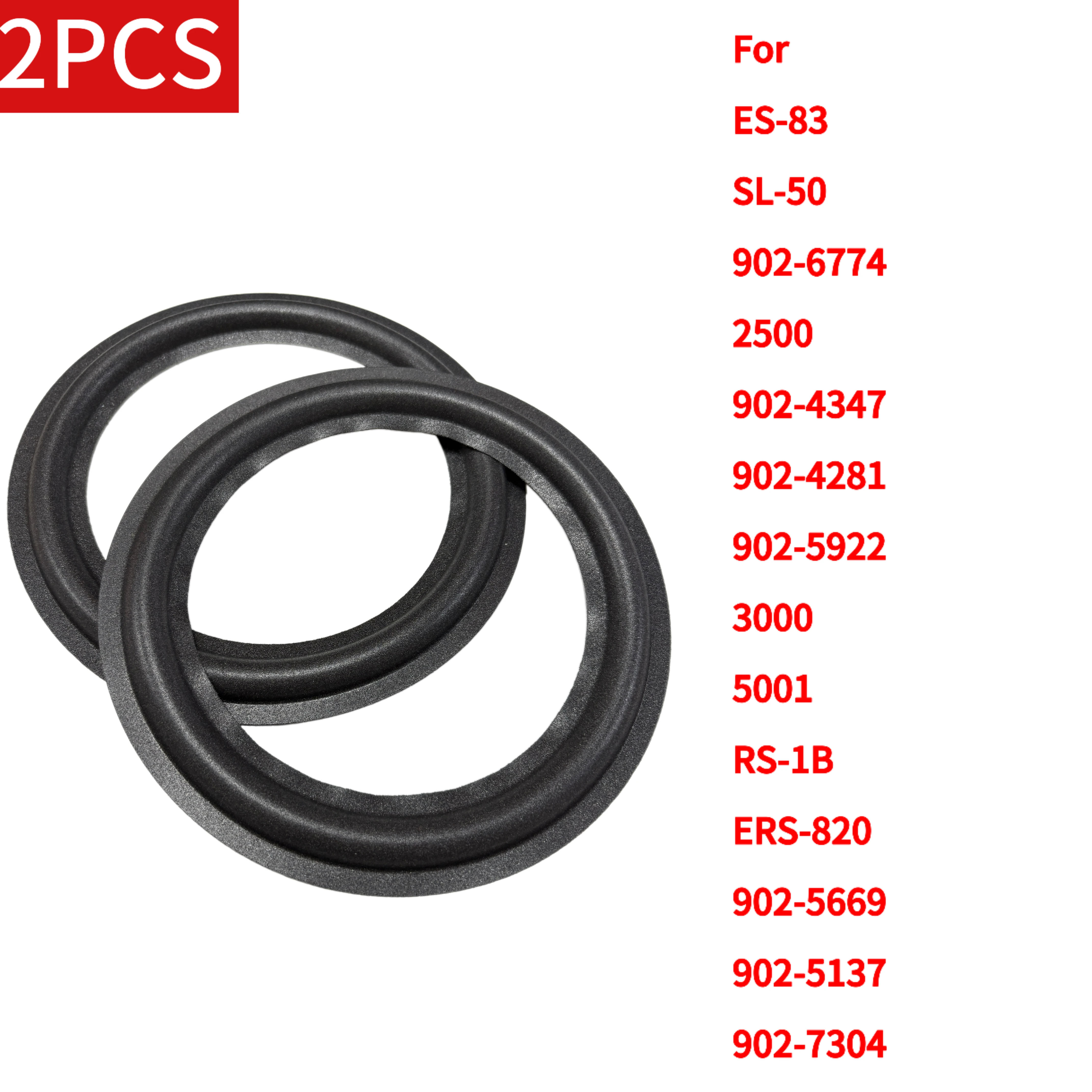 Speaker Repair Parts Foam Edge Folding Ring Subwoofer For ES-83 SL-50 2500 3000 5001 RS-1B ERS-820 902-6774 /  4347 / 4281