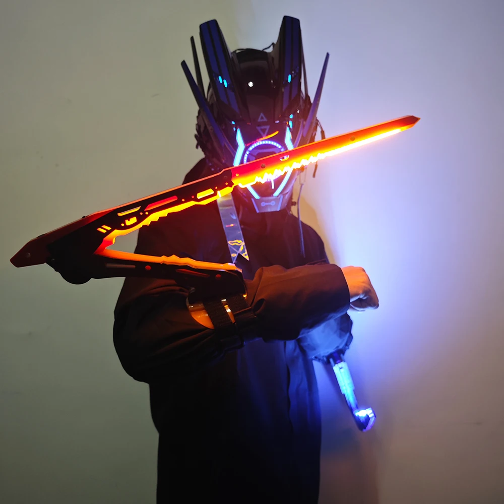 Future LED Cosplay Mantis Sword, Mantis LED Sword Model for Halloween Costume Props