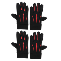 2 Pairs Motorcycle Gloves Winter Touch Screen Cold Weather Full Finger Windproof Insulated Durable Gloves For Snowmobile Riding