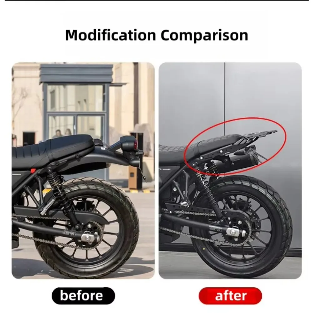 For Honda CL300 Motorcycle Rear Rack Aluminum Luggage Carrier Bracket Tail Shelf Accesorios Moto Portaequipajes CL300 Part