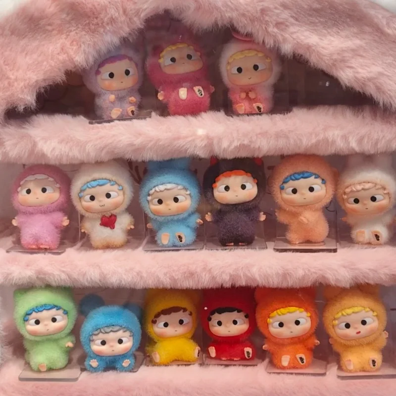 

Genuine Heyone Ozai Furry Animals Shelter Blind Box Flocked Mini Figures Cute Desktop Ornament Trendy Toy Gift For Collection