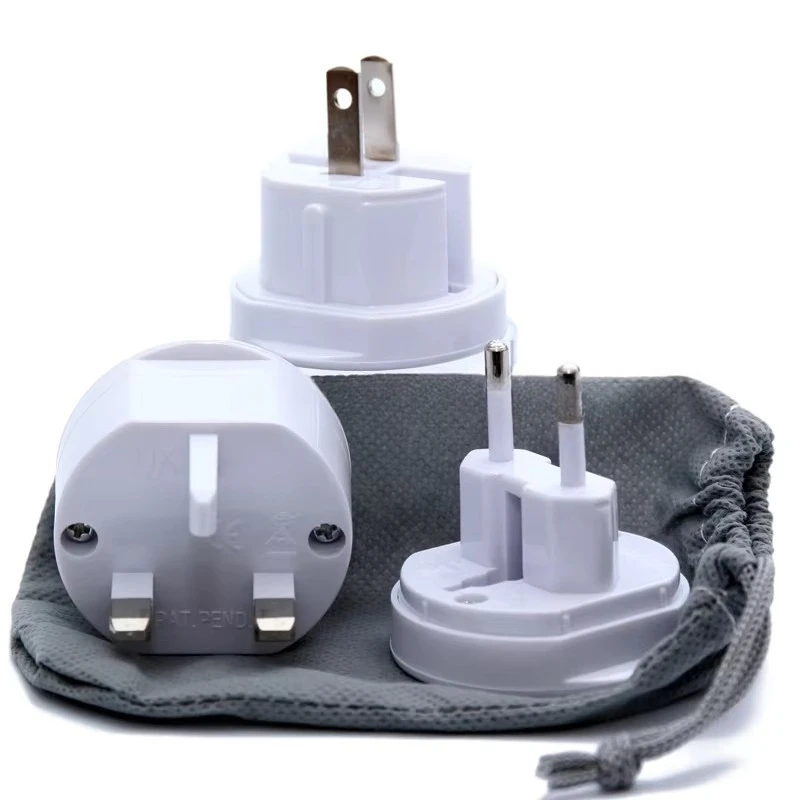 

Universal World Wide Power Adapter Converter Charger EU US UK Au Socket All in One Charge with Retail Box