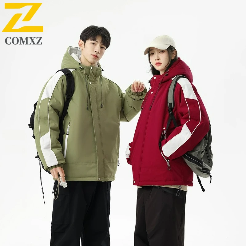 

Winter Jacket Men 2025 New Classic Double Sided Wear Thickened Warm Parka Outdoor Camping Waterproof Lightweight Parkas