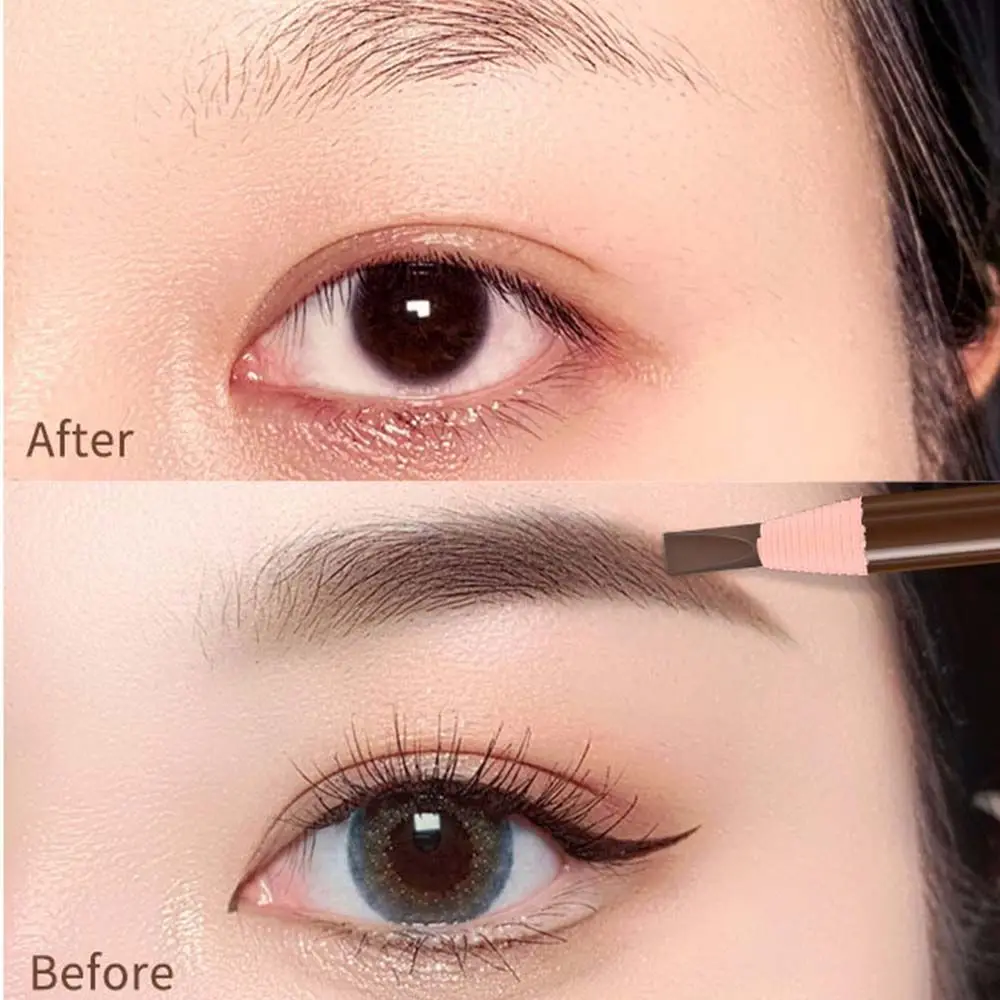 ธรรมชาติกันน้ํา Brow Tint เครื่องมือแต่งหน้าเครื่องมือ Peeling Long Lasting Brow Definer ดินสอเขียนคิ้ว Eyebrow Enhancer ปากกาเขียนคิ้ว