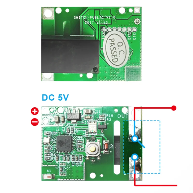 

CABE-для RE5V1C 5 В Wi-Fi релейный модуль выходной контактный вывод работает для Ewelink Alexa Google Assistant IFTTT DIY переключатель
