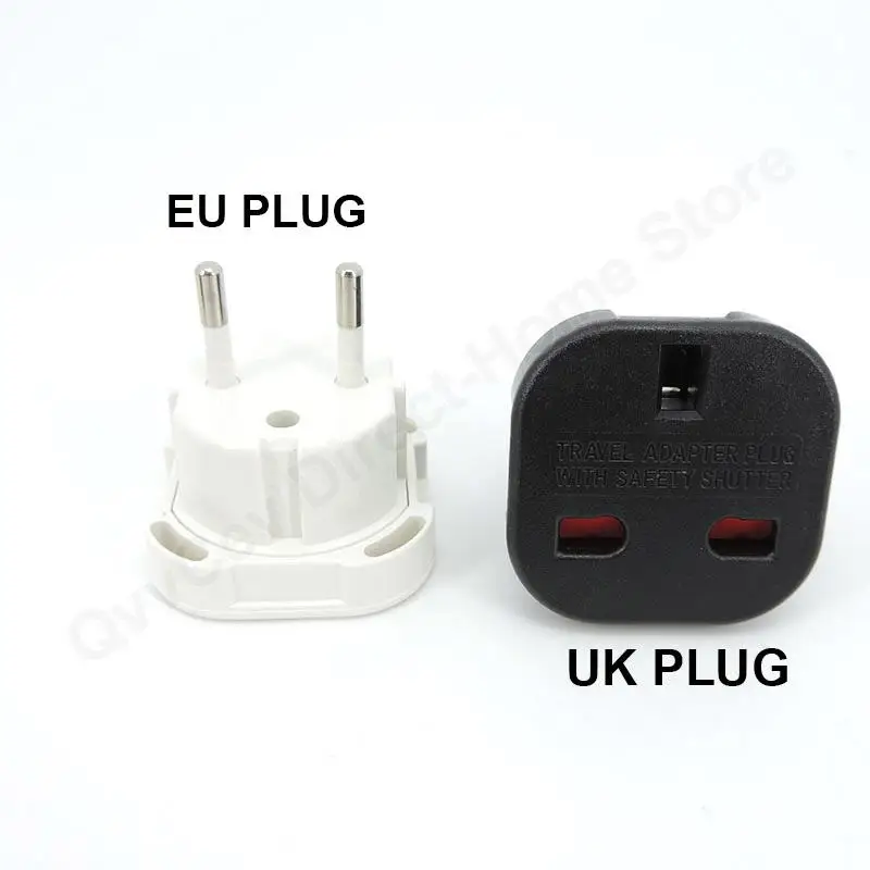 EU Universal Plug UK to EU Converter Euro Travel power supply Adapter AC 250V Charger EU Plug British Scoket Outlet n