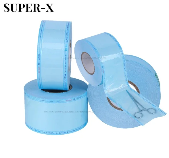 

200M/Roll Dental Disposable Autoclave Sterilization Self-Sealing Pouches Bags Fit for Medical Dental Dental Consumables