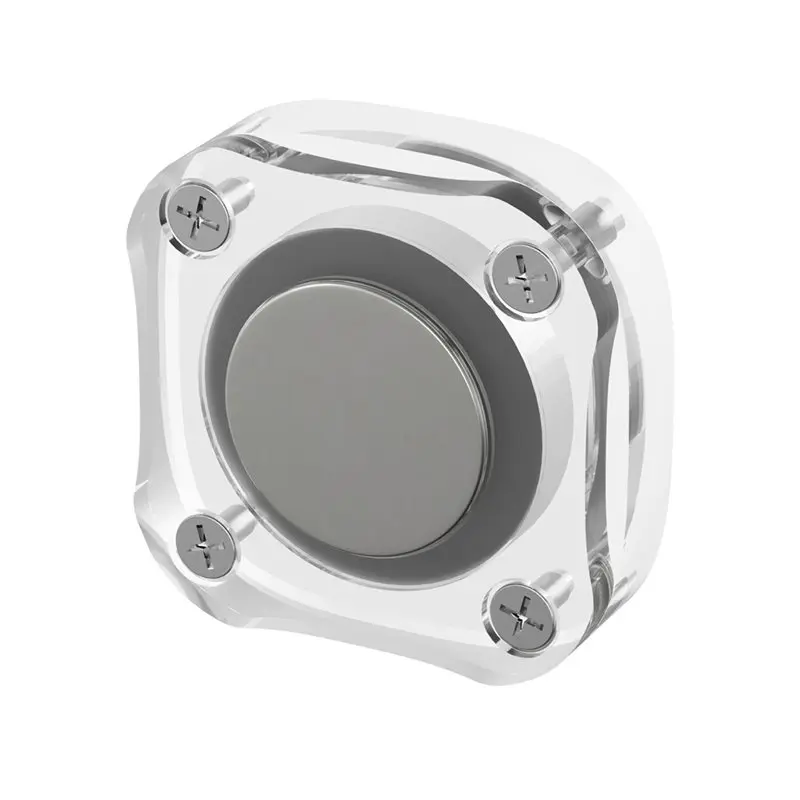 

【SLEEK 】For Air Tag For Airtag Magnetic Holder Case Acrylic Protective Cover For Airtag Car Bike Motorcycle Tracker Locator