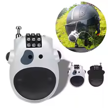 מנעול סקי וקסדות קומפקטי | מנעול קומבינציה נשלף ללא מפתח