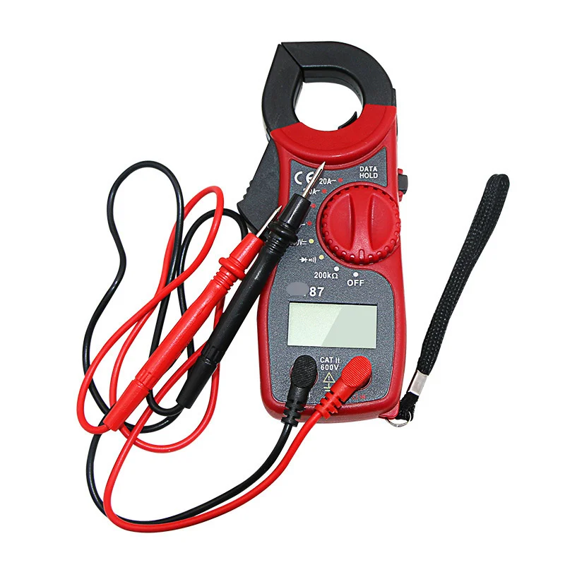 Electrical Measure LCD Digital Clamp Meter AC/DC Multimeter Current Amper Capacitance Pliers Ammeter Resistance Tester