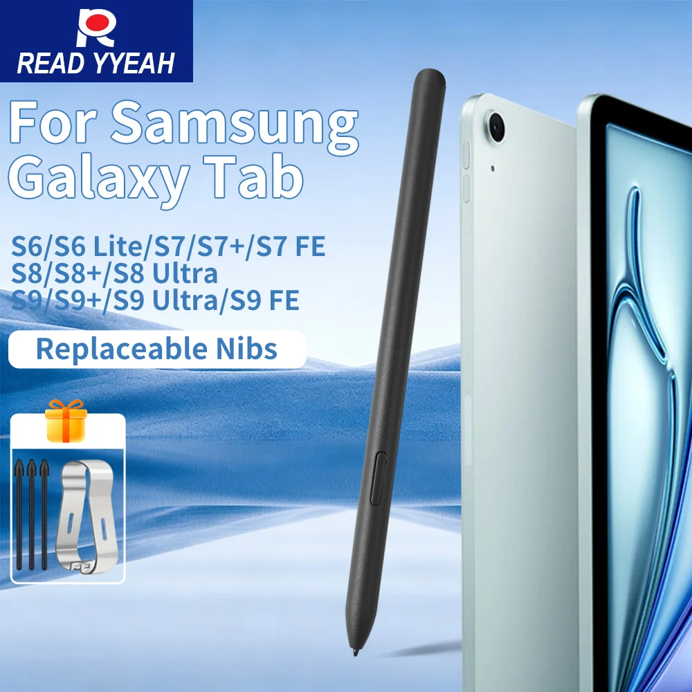 

For Samsung Stylus S Pen Tablet Drawing Stylus Wireless Connectivity Touch Pen for Tab S6 Lite S7FE S7 S7 Plus S8 S9 S9FE Pencil