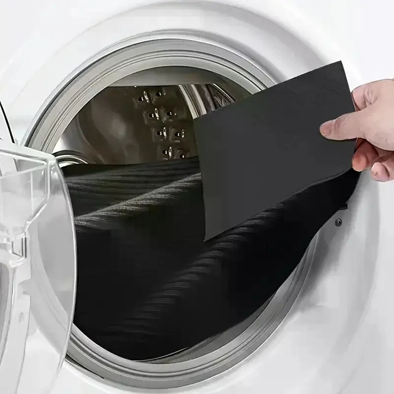 5-30pcs Clothing Brightening Sheets Laundry Black Color Enhancer Sheets For Dark & Black Fabrics Laundry Paper Prevents Fading