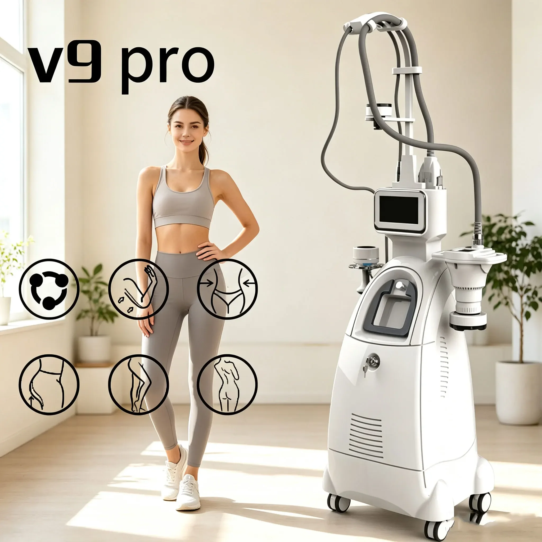 V9 PRO Vacuum Roller Body Management Tightening Skin Body Massage Machine Beauty Salon Special Multi Functional