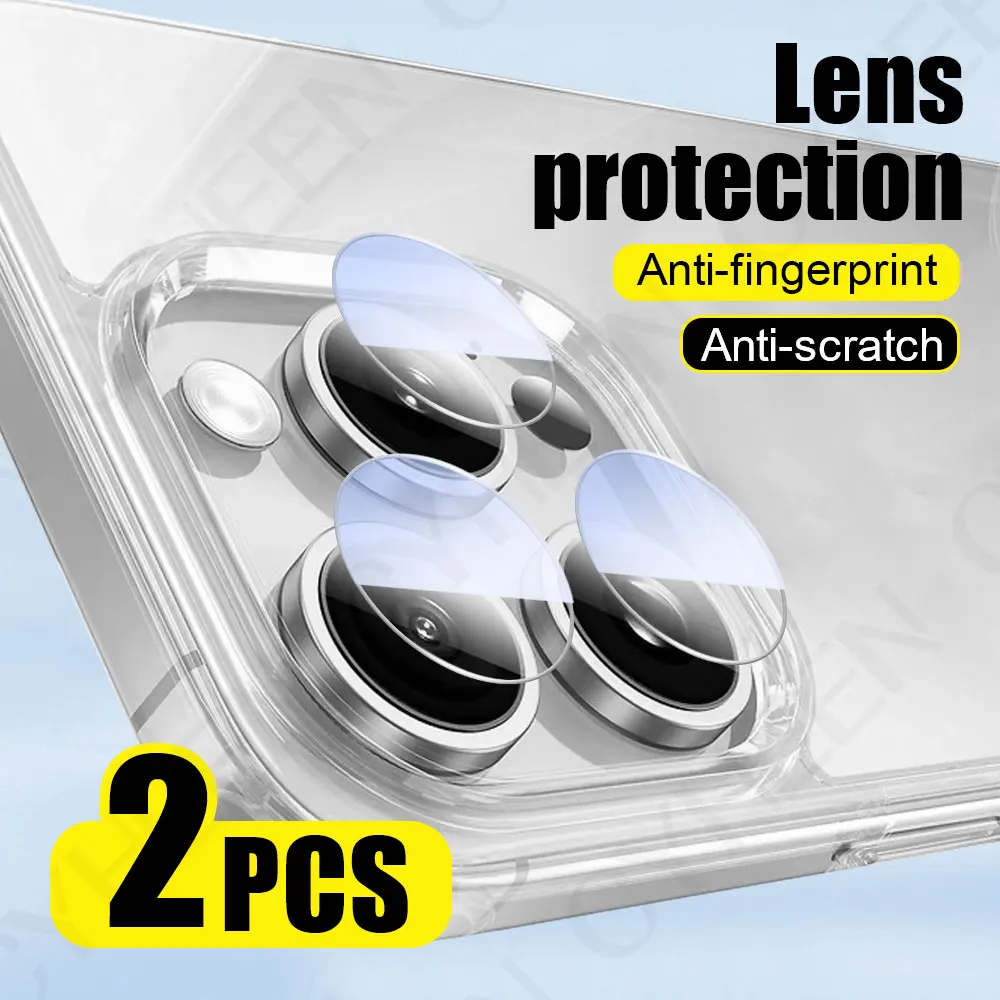 2Pcs Camera Protector for iPhone 16 Pro Phone Screen Protector 15 Plus 14 Pro Max 13 Camera Lens Pro