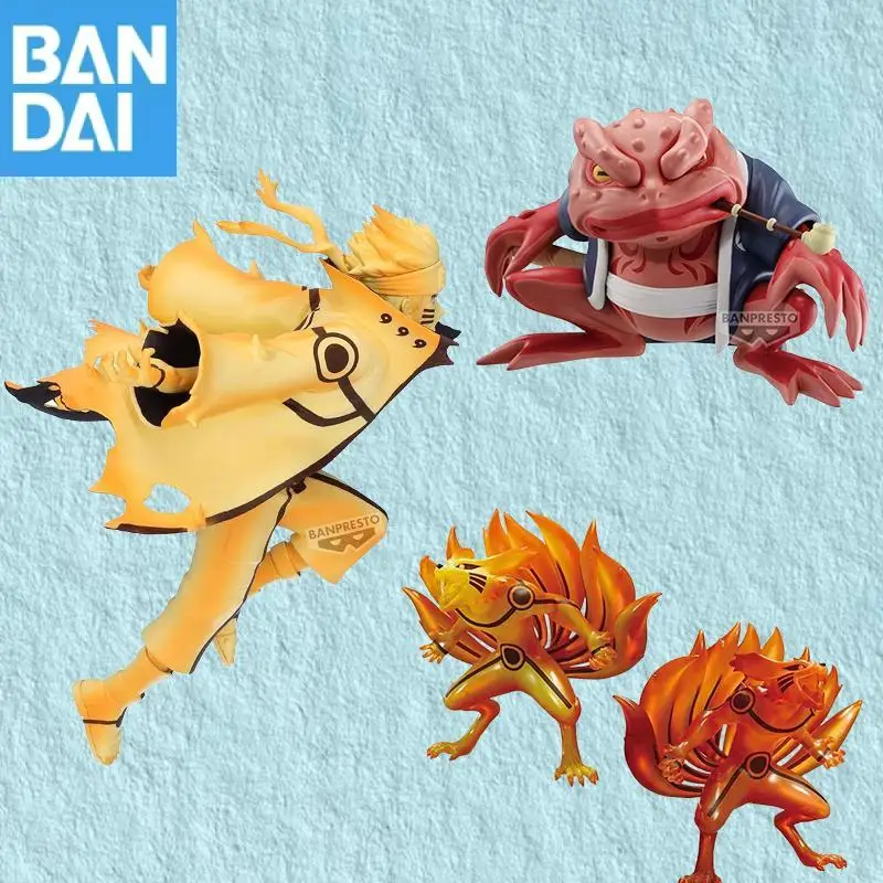 

100% Bandai Namco Banprestonaruto In Stock Shippden Uzumaki Naruto Kurama Ii A B Shukaku Gama-Bunta Pvc Figure Model Toy Gift