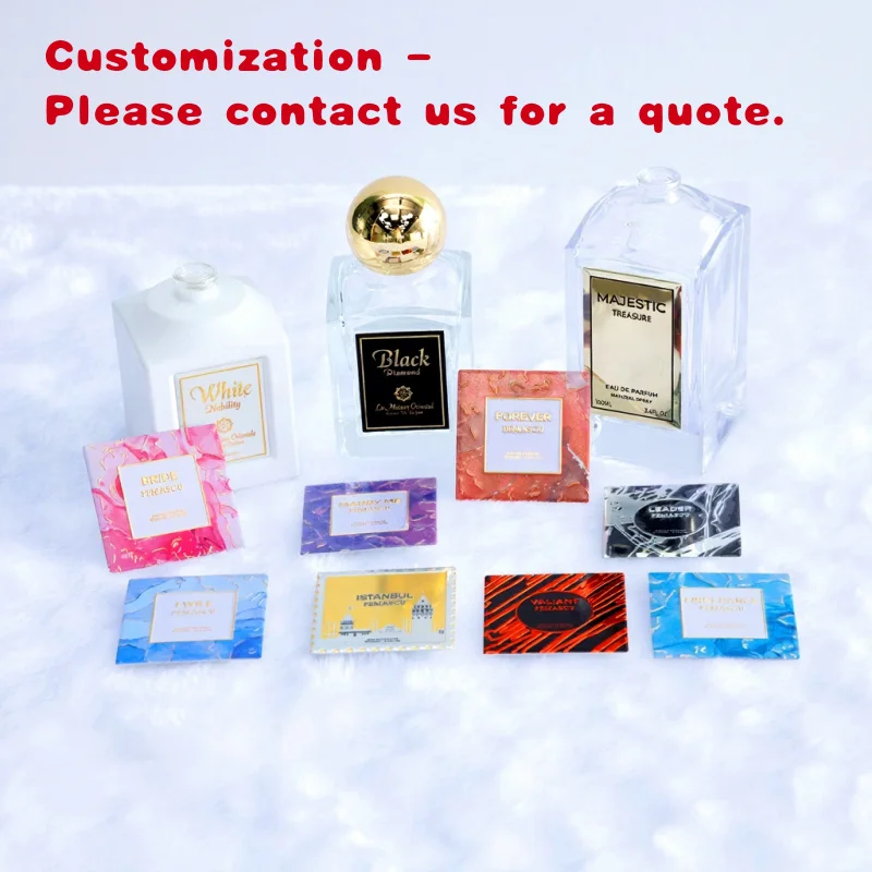 custom.Customized Embossed Aluminum Metal Wine Perfume Stickers Waterproof 3D Label Personalized Packaging Aluminum Labels Stick