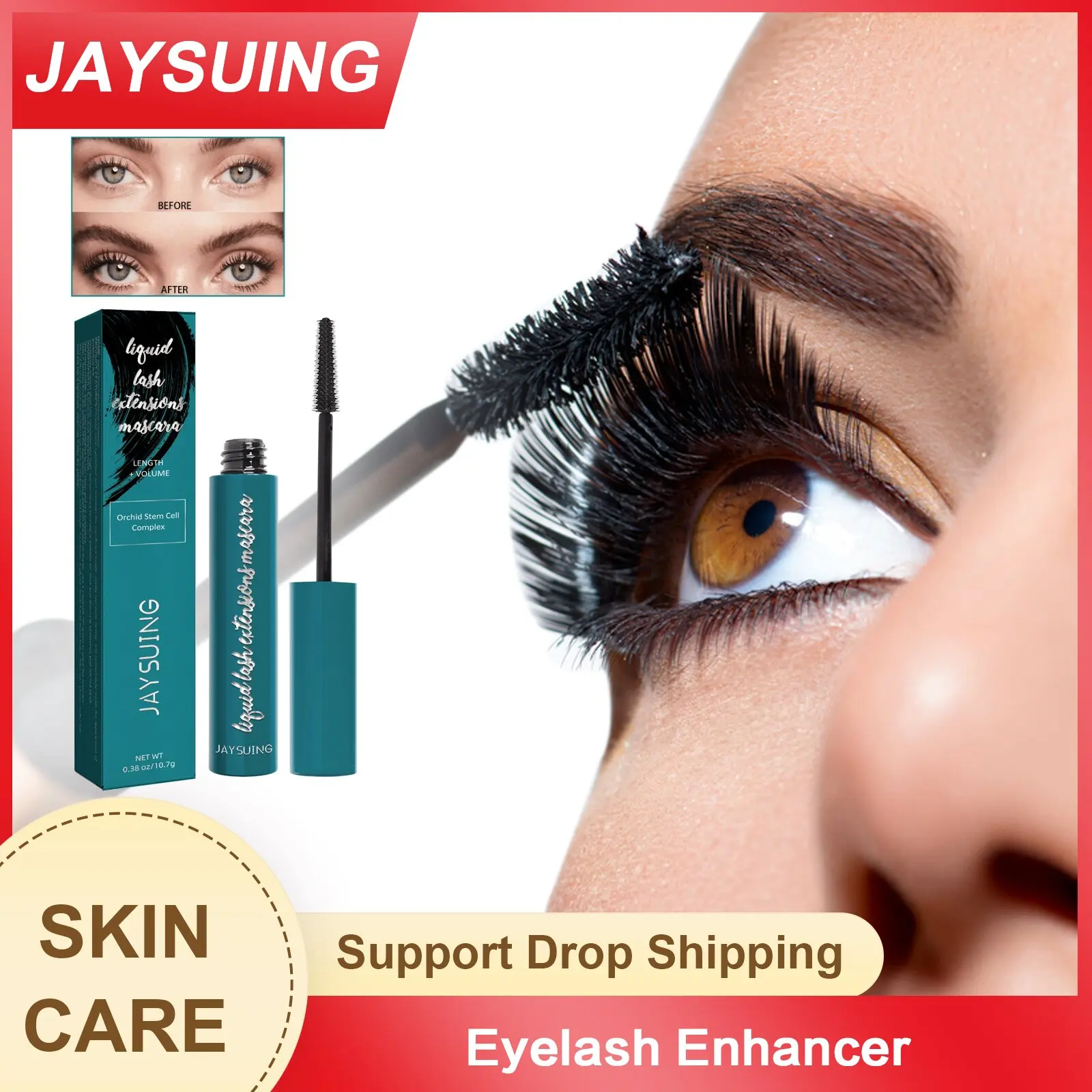 

4d Silk Fiber Mascara Long Lasting Extra Volume Lengthening Lash Promote Curler Thickening Waterproof Eyelash Ehahancing Mascara