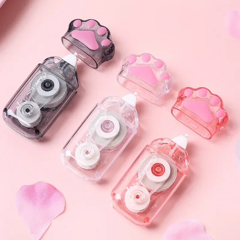 Kids School Office Supplies 5mm * 6m Gel Pen Cute Correction Tape Kawaii White Out Corrector Gift Stationery Student Prize