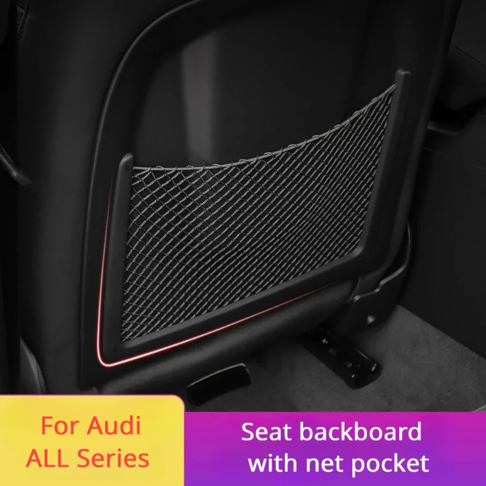 

Original seat net pocket for Audi A4 B8 B9 A5 A6 A7 Q3 Q5 rear seat back cover storage net pocket Seat back panel