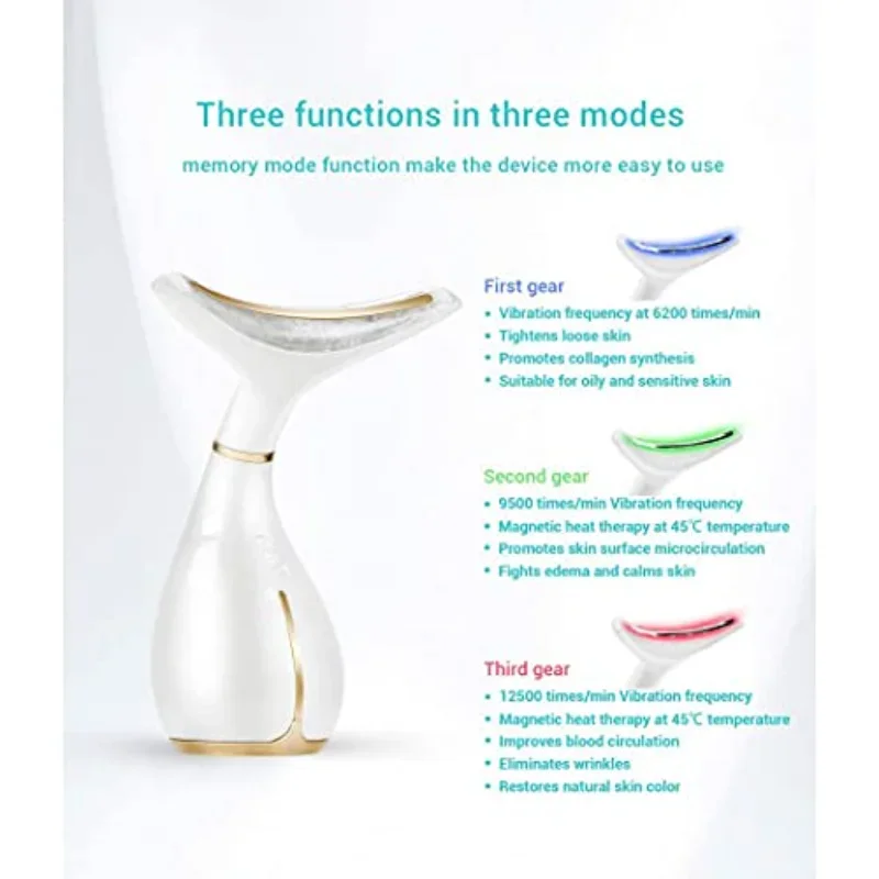 Masajeador Facial portátil, máquina de belleza para el cuello y la cara, levantamiento Facial, Reduce la papada, antiarrugas, herramientas para el cuidado de la piel